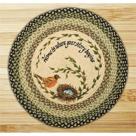 Palacedesigns Capitol Importing Robins Nest - 27 in. x 27 in. Round Patch PA2827905